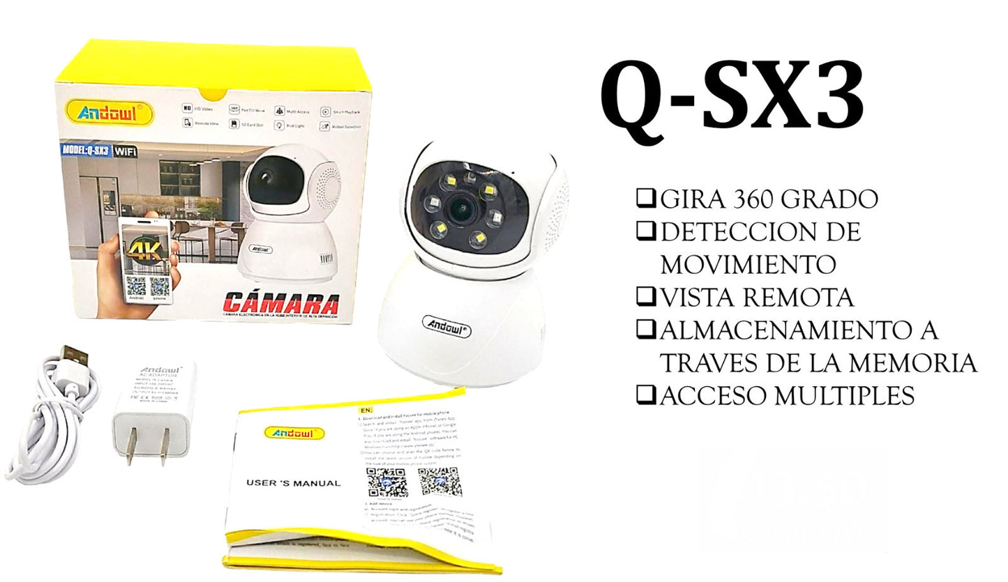 Camara Wifi ANDWOL Q-SX3